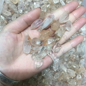 Herkimer Kim Cương Thạch Anh Pha Lê Điểm Bán Buôn Shining Tự Nhiên Phong Thủy Tình Yêu Pha Lê Hình Ảnh Nghệ Thuật & Sưu Tập Đánh Bóng Trắng - Product Image 5