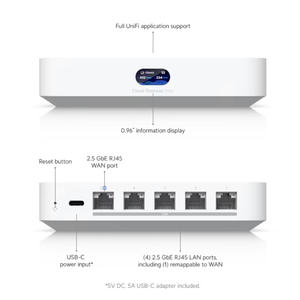 UCG-Max para UniFi Cloud Gateway, Doble Banda, Más de 300 Usuarios, Función de Módem, WEP, QoS - Product Image 2