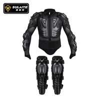 Ensemble d'équipement de protection SULAITE pour la moto, veste de protection pour la conduite en rallye, protections pour les genoux, équipement de protection pour la conduite urbaine