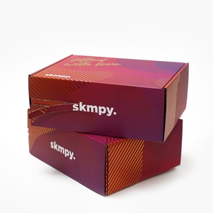 Boîte postale biodégradable auto-scellante avec logo personnalisé E-flûte en carton ondulé boîte postale <span class=keywords><strong>à</strong></span> fermeture éclair avec ruban adhésif - Product Image 4