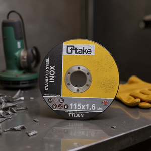 ใบเจียรแบบแบน 115x1.6 มม. สำหรับตัดเหล็กสแตนเลส - Product Image 3