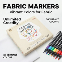 Lot de Marqueurs Textiles Permanents pour Vêtements, T-shirts, Toiles, Chaussures et Peinture DIY sur Tissu – Vente en Gros