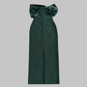 Robe de Cérémonie Professionnelle Élégante Couleur Unie de Printemps pour Femme Grande Taille - Product Image 6