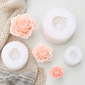Nouveauté : Moules en silicone série <span class=keywords><strong>Rose</strong></span> Blossom pour bougies, savons, résines et décorations artisanales - Product Image 5