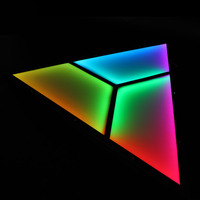 Nouveau DJ lumières RGBIC LED Pixel Triangle lampe 12V Artnet DMX LED Pixel panneau lumières de scène pour Bar Disco DJ boîte de nuit décor