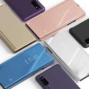 Atacado espelho samsung caso do telefone móvel-Capa flip inteligente para samsung s11, capa espelhada para celular, novidade de 2021