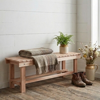 [BeNK] Banc en bois d'acacia massif, design 2026, très populaire, pour usage extérieur, hôtels, jardins, porches, cours et pelouses