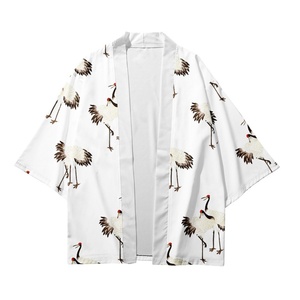 BETHERIVAL Kimono trois quarts pour femme, imprimé floral et uni, entièrement sublimé - Product Image 6