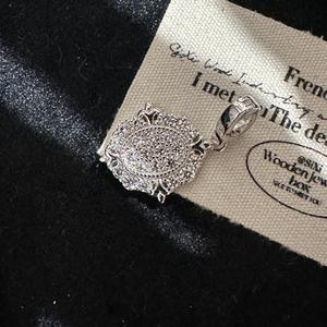 Pendientes de Plata de Ley S925 con Microincrustaciones de Circonita, Diseño Geométrico de Lujo, Estilo Vintage Antiguo, Cristal - Product Image 4