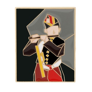 Nuovo distintivo francese impressionista in lega di olio dipinto digitale in metallo inciso angelo astratto alla moda per spilla creativo - Product Image 5