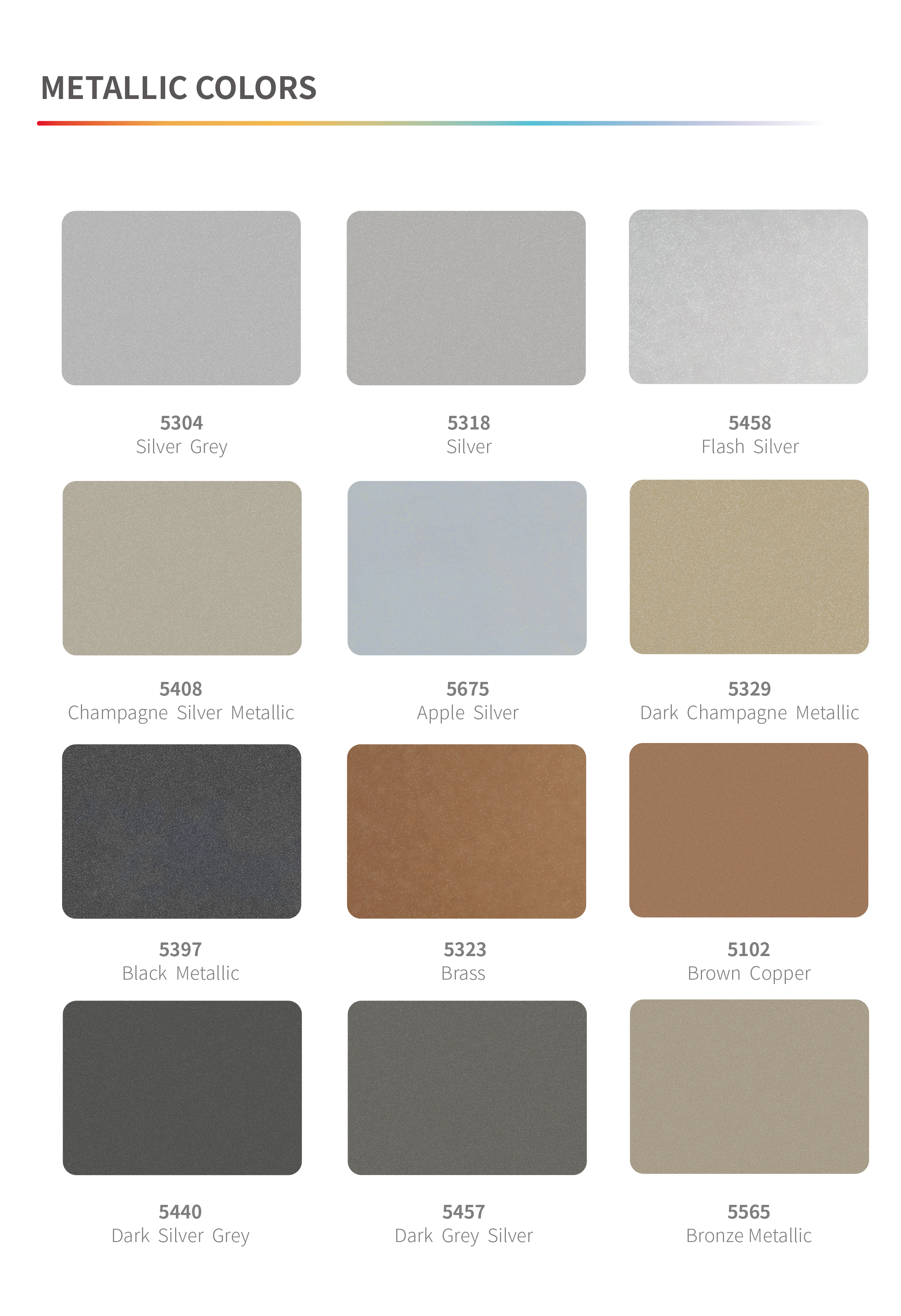 Metallic Colors