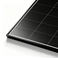 Panneau solaire monocristallin N-Type demi-cellule 430-450W, 108 cellules, verre simple, cadre en aluminium noir, module PV pour maisons