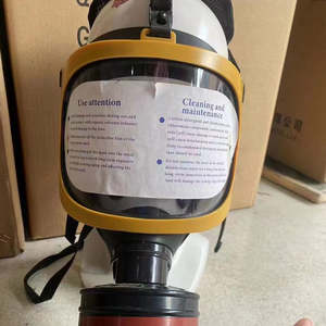 सबसे ज्यादा बिकने वाली रासायनिक सुरक्षा विषाक्त धुआं गैस मास्क पूर्ण फेस मास्क - Product Image 6