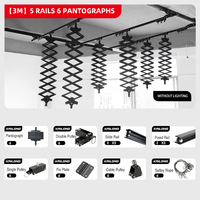 Équipement photographique, système de rail de plafond en alliage d'aluminium de 2 m pour studio photo et vidéo, pour la photographie de produits et de portraits