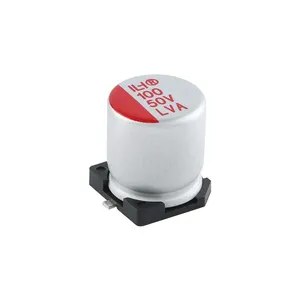 Condensateur électrolytique en aluminium à semi-conducteurs monté en surface 100uF 20% 50V SMD 8 * 10mm - Product Image 1