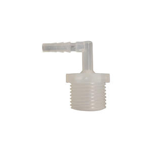 Quick-Connect 4-Point Pagoda Water Nozzle 3/16\" External Thread Elbow for Fish Tanks Locking Plastic <b>Aquarium</b> <b>Accessory</b> - Product Image 1