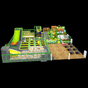 Parc de trampolines intérieur haut de gamme, mur d'escalade, éléments de parc à thème pour centres commerciaux, écoles, certifié CE, 500 kg - Product Image 6