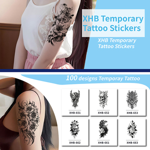 Tatuaggi Temporanei Realistici a Lunga Durata con Serpente e Peonia per Donne e Bambini, Adesivi per Tatuaggi Bianchi a Forma di Serpente per Braccio e Collo - Product Image 5