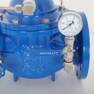 Válvulas de Control Hidráulico de Hierro Dúctil con Brida DN100-DN200 PN16, Tipo 3, para Reducción y Alivio de Presión de Agua - Product Image 3