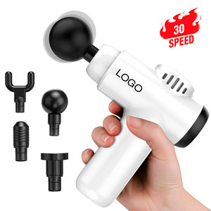 A1007 Mini Pistola per Massaggio Ricaricabile Premium Personalizzabile, Massaggiatore Vibrante con Spazzola - Product Image 1