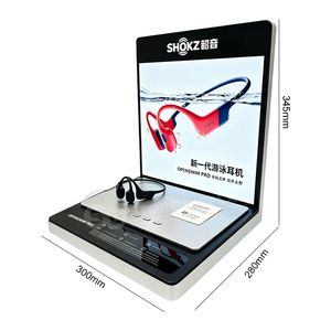 Support d'affichage en acrylique personnalisé par le fabricant pour écouteurs Bluetooth avec éclairage LED numérique, présentoir pour accessoires d'écouteurs sportifs - Product Image 3