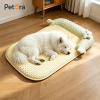 Canapé pour chien respirant personnalisé Petora, lits et accessoires pour animaux de compagnie, grand lit rectangulaire pour chien et chat