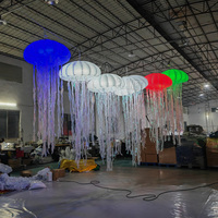 Modèles de méduses gonflables à LED à changement de couleur pour la décoration de fêtes et d'événements