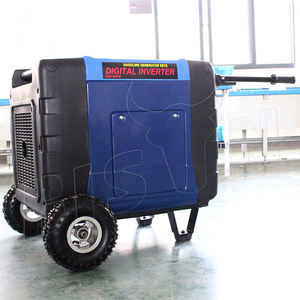 Générateur diesel portable à onduleur <span class=keywords><strong>BISON</strong></span> BSX7000I (CHINE) 7000W avec démarrage électrique 24V CC et démarrage par lanceur manuel, sortie 380V CA 50/60Hz - Product Image 6