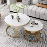 Chine Usine Moderne Salon Table Basse Or Table Basse Fer Ronde Table Basse Meubles
