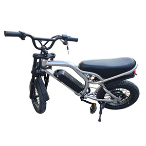 K6 Mini Bicicleta Eléctrica de 16 Pulgadas con Nuevo Diseño 48V Batería de Litio Fuente de Alimentación Fat Tire Ebike Bicicleta para Niños - Product Image 2