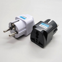 Adaptateur de voyage multifonction universel AU UK US vers EU, prise électrique de type E/F, adaptateur de voyage pour France et Espagne, prise secteur AC