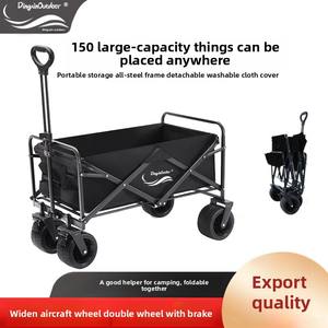 Nuovi Prodotti Ruvell Vendita Diretta Fabbrica Carrello da Campeggio Pieghevole da Esterno Carrello da Pesca Portatile Rimorchio da Picnic - Product Image 5
