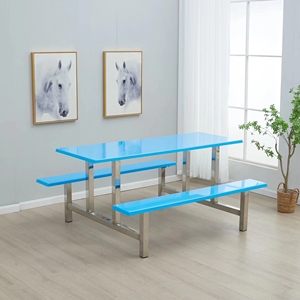 Fácil de limpiar para comedor Mesa de acero inoxidable - Product Image 5