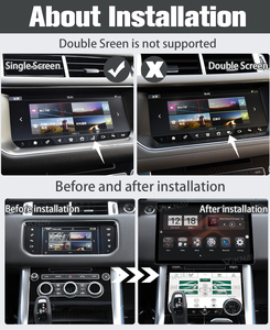 Radio Android de Última Generación para Land Rover Range Rover Sport L494 2014-2022, Unidad Principal de Navegación GPS para Automóvil de 13.6 Pulgadas con Panel de CA - Product Image 3