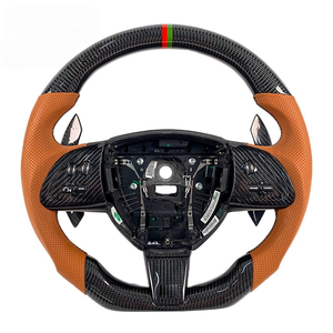 Volante Personalizado de Fibra de Carbono Forjado y Calentado con Cuero Alcántara para <span class=keywords><strong>Jaguar</strong></span> XF XFR <span class=keywords><strong>F</strong></span>-<span class=keywords><strong>Type</strong></span> 2008 2009 2010 2011 2012 2013 <span class=keywords><strong>2014</strong></span> - Product Image 1
