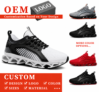Chaussures de sport décontractées pour hommes en tissu respirant, légères, avec semelle extérieure en MD, pour la course à pied – Vente en gros