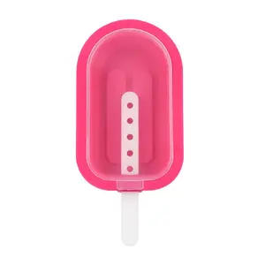 2024 moule à crème glacée en silicone le plus vendu monotrou 65ml avec couvercle moule à grille de glace bricolage moule à popsicle d'été logo personnalisé