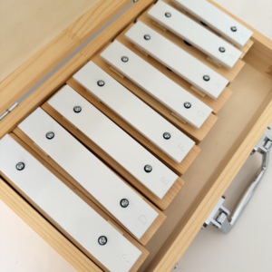 Instruments de percussion, <span class=keywords><strong>piano</strong></span> à plaques en aluminium 8 tons, instruments de percussion manuels pour enfants, xylophone - Product Image 2
