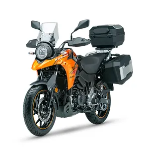 Veículo de 2 rodas de alto desempenho Haojue Suzuki DL 250 3-box Adventure Motocicleta 250CC Motocicleta de dois cilindros com baixo consumo de combustível