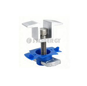 Bảng điều khiển năng lượng mặt trời giữa gắn kẹp năng lượng mặt trời gắn kết cuối kẹp cho đường sắt thép - Product Image 4