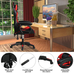 Venta directa de fábrica Buen precio <span class=keywords><strong>Silla</strong></span> de juego popular de lujo moderna con reposapiés para <span class=keywords><strong>estudio</strong></span> de transmisión - Product Image 3