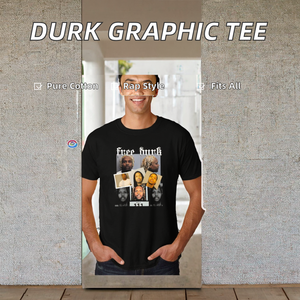 เสื้อยืดลายกราฟิกผู้ชาย Lil Durk Mugshot แขนสั้น สไตล์ฮิปฮอป แร็ป ผ้าฝ้ายนุ่ม 180 กรัม พิมพ์ลาย ใส่ได้ทั้งฤดูร้อน ทรง Unisex - Product Image 2