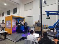 Bras de robot collaboratif de robot intelligent guidé automatisé pour le chargement et le déchargement