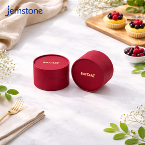 Custom Eco-friendly Oven Safe Dessert Pastries Cardboard Tube Food Grade Cheesecake Cylinder Box Kraft Paper Cylinder Packaging - Product Image 5