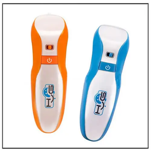 Dispositivo Eléctrico Portátil de Depilación, Recargable, en Colores Naranja y Azul, Material Plástico, Tratamiento Corporal - Product Image 1