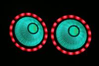Blinder 2 yeux 2x100W CW WW COB LED scène lumière blanc chaud public pour mariages et Concert DMX512 contrôle IP20