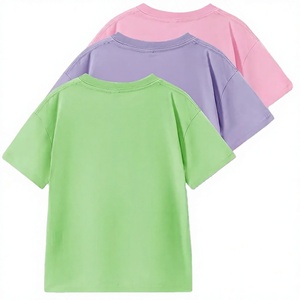 เสื้อยืดคอกลมแขนสั้นผู้ชาย ผ้าฝ้าย 100% ทรงปกติ สีพื้น เรียบง่าย ระบายอากาศได้ดี ผ้าถักน้ำหนัก 240 กรัม ย้อมสีพื้น - Product Image 5