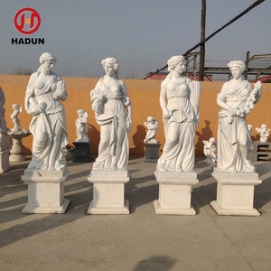 Statue delle Quattro Stagioni in Marmo Bianco Scolpito in <span class=keywords><strong>Pietra</strong></span> dell'Antica Grecia - Product Image 2