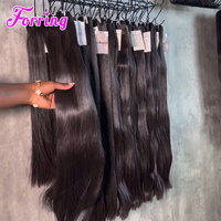 100% Cabello Humano Virgen Vietnamita Liso 15A, Doble Trama, Cutícula Alineada, Paquetes de Cabello Natural, Novedad