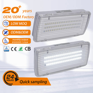 Lumière d'urgence LED pour sortie de secours, autonomie 3 heures, avec batterie de secours, éclairage de panneau d'urgence - Product Image 1